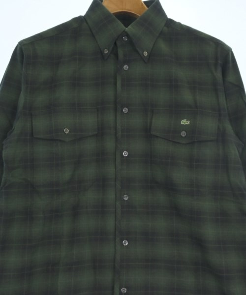 LACOSTE（ラコステ）カジュアルシャツ 緑 サイズ:2(S位) メンズ/2200667581029