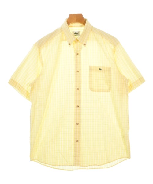 LACOSTE(ラコステ)カジュアルシャツ 黄 サイズ:3(M位)/2200673490087