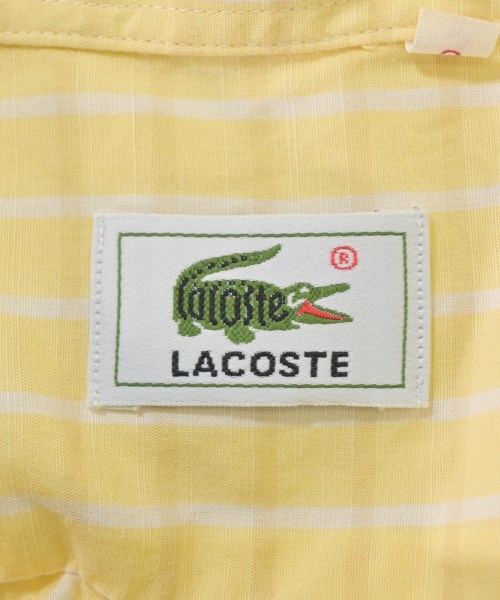 LACOSTE（ラコステ）カジュアルシャツ 黄 サイズ:3(M位) メンズ/2200673490087