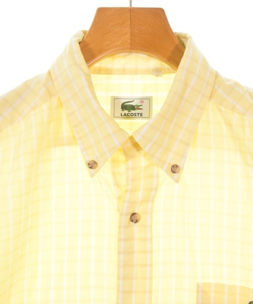 LACOSTE（ラコステ）カジュアルシャツ 黄 サイズ:3(M位) メンズ/2200673490087