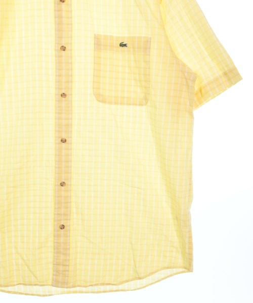 LACOSTE（ラコステ）カジュアルシャツ 黄 サイズ:3(M位) メンズ/2200673490087