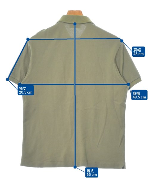 LACOSTE（ラコステ）ポロシャツ カーキ サイズ:3(M位) メンズ/2200671522032