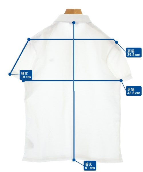 LACOSTE（ラコステ）ポロシャツ 白 サイズ:3(M位) メンズ/2200677651064