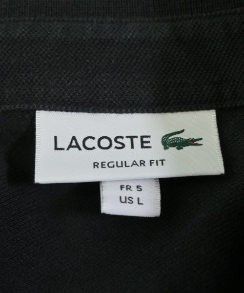 LACOSTE（ラコステ）ポロシャツ 黒 サイズ:S メンズ/2200674179134