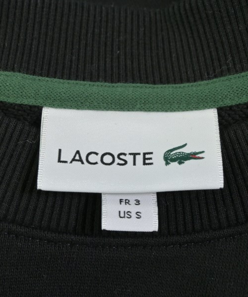 LACOSTE（ラコステ）スウェット 黒 サイズ:S メンズ/2200678390030