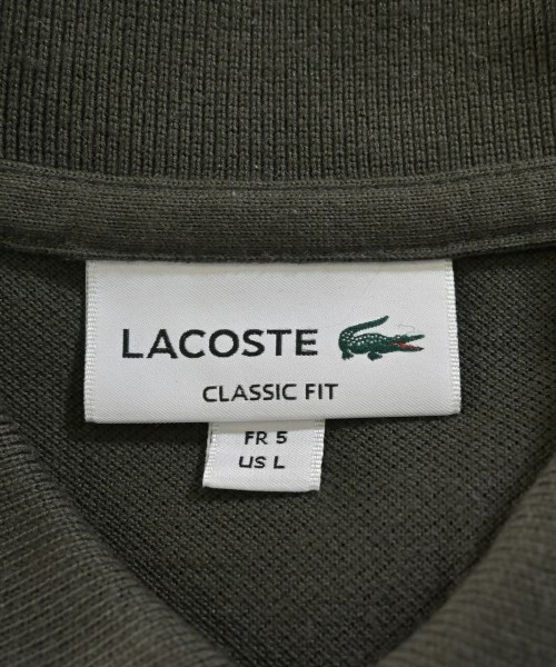 LACOSTE（ラコステ）ポロシャツ カーキ サイズ:S メンズ/2200678576076