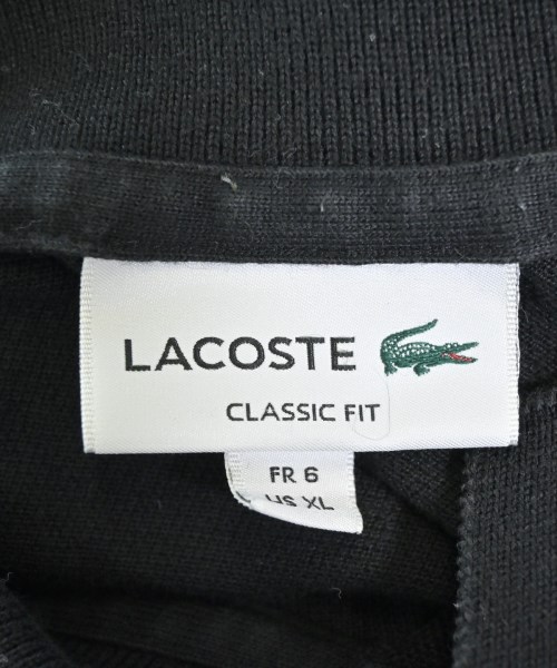 LACOSTE（ラコステ）ポロシャツ 黒 サイズ:6(XXL位) メンズ/2200678576083