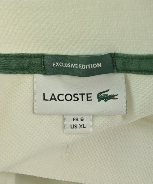 LACOSTE（ラコステ）ポロシャツ 白 サイズ:6(XXL位) メンズ/2200673946041