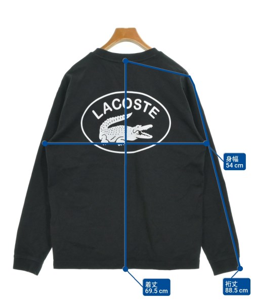 LACOSTE（ラコステ）Tシャツ・カットソー 黒 サイズ:4(L位) メンズ/2200676108330