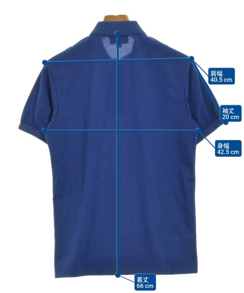 LACOSTE（ラコステ）ポロシャツ 青 サイズ:2(S位) メンズ/2200676573572