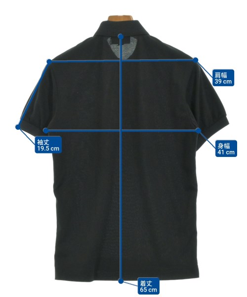 LACOSTE（ラコステ）ポロシャツ 黒 サイズ:2(S位) メンズ/2200676573589