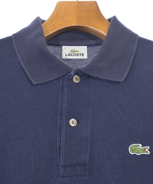 LACOSTE（ラコステ）ポロシャツ 紺 サイズ:3(M位) メンズ/2200690515282