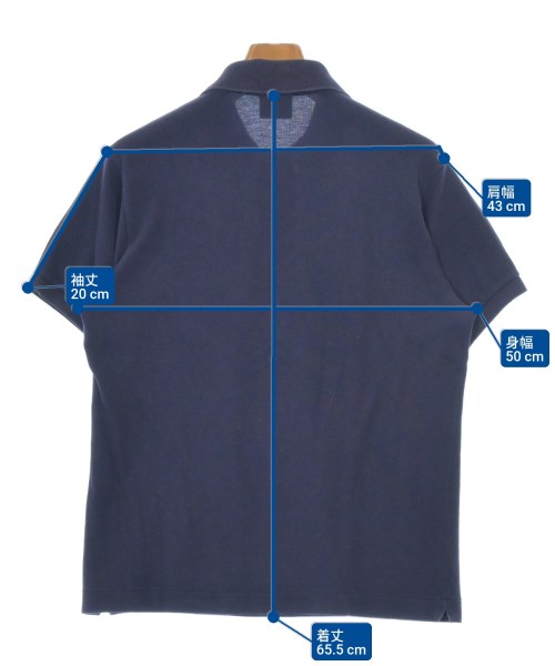 LACOSTE（ラコステ）ポロシャツ 紺 サイズ:3(M位) メンズ/2200690515282