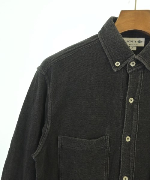 LACOSTE（ラコステ）カジュアルシャツ 黒 サイズ:3(M位) メンズ/2200689939037