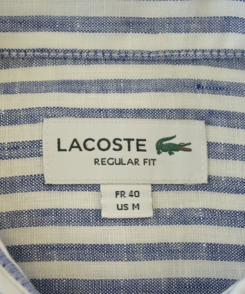 LACOSTE（ラコステ）カジュアルシャツ 青 サイズ:40(L位) メンズ/2200694251124
