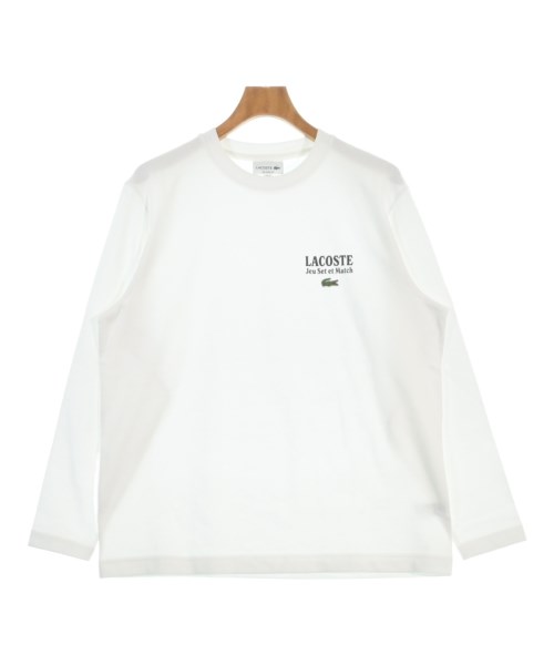LACOSTE(ラコステ)Tシャツ・カットソー 白 サイズ:4(L位)/2200694251131