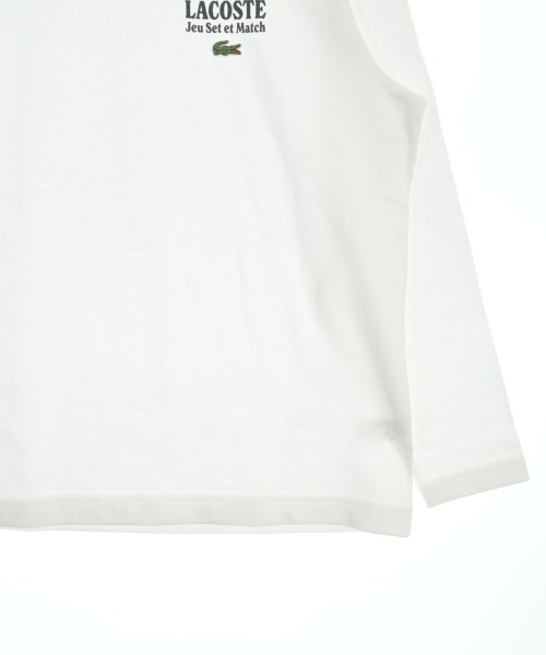 LACOSTE（ラコステ）Tシャツ・カットソー 白 サイズ:4(L位) メンズ/2200694251131