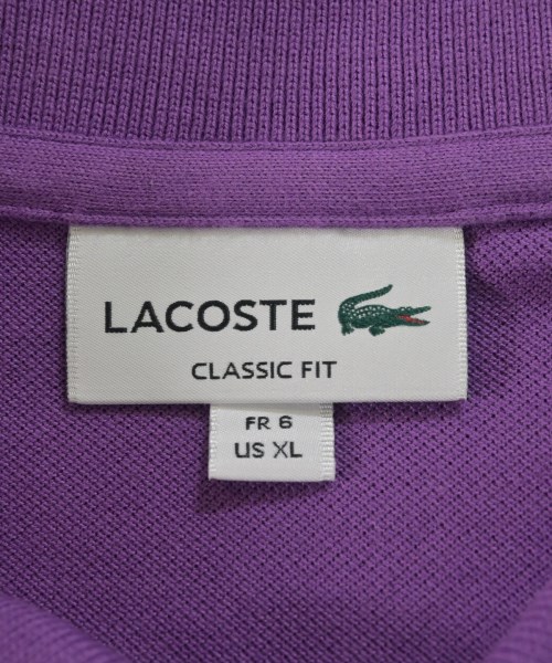 LACOSTE（ラコステ）ポロシャツ 紫 サイズ:6(XXL位) メンズ/2200694251148
