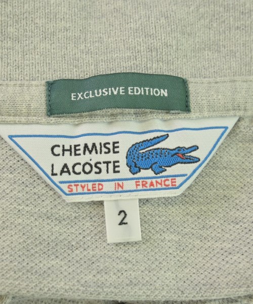 LACOSTE（ラコステ）ポロシャツ グレー サイズ:2(S位) メンズ/2200688968076