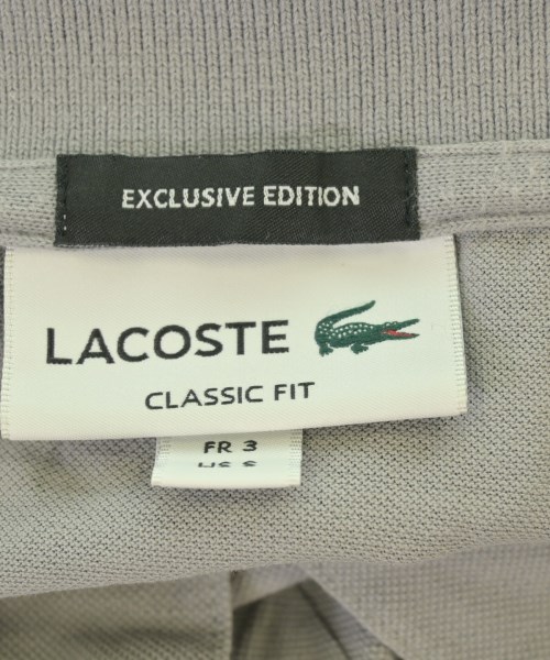 LACOSTE（ラコステ）ポロシャツ グレー サイズ:3(M位) メンズ/2200688968090