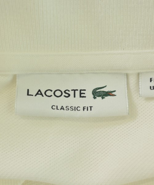 LACOSTE（ラコステ）ポロシャツ 白 サイズ:S メンズ/2200693594123