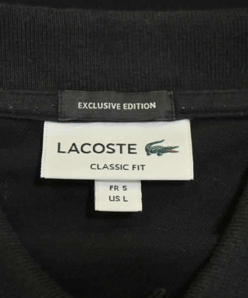 LACOSTE（ラコステ）ポロシャツ 黒 サイズ:L メンズ/2200695424084