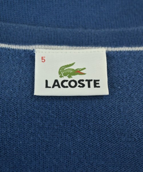 LACOSTE（ラコステ）カーディガン 青 サイズ:5(XL位) メンズ/2200688651039