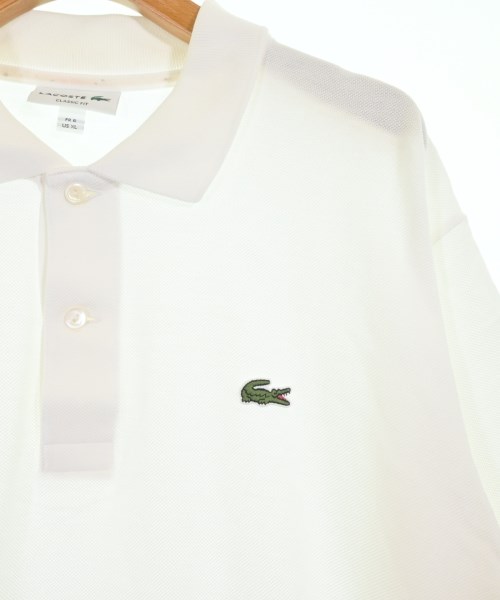 LACOSTE（ラコステ）ポロシャツ 白 サイズ:6(XXL位) メンズ/2200693839019