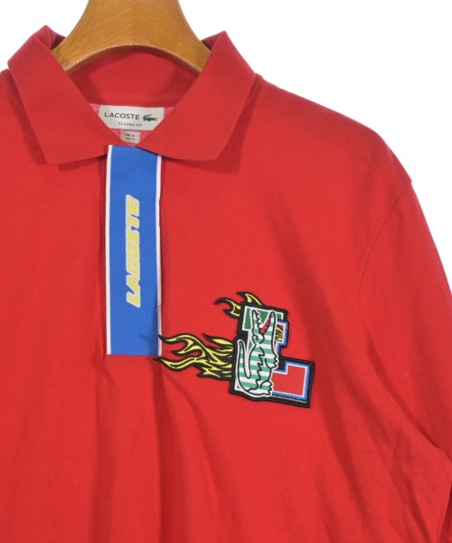 LACOSTE（ラコステ）ポロシャツ 赤 サイズ:4(L位) メンズ/2200682846066