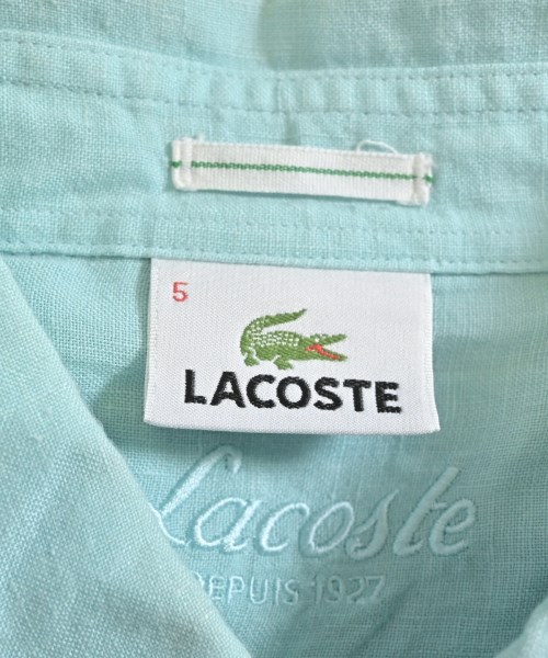 LACOSTE（ラコステ）カジュアルシャツ 青 サイズ:5(XL位) メンズ/2200698274013