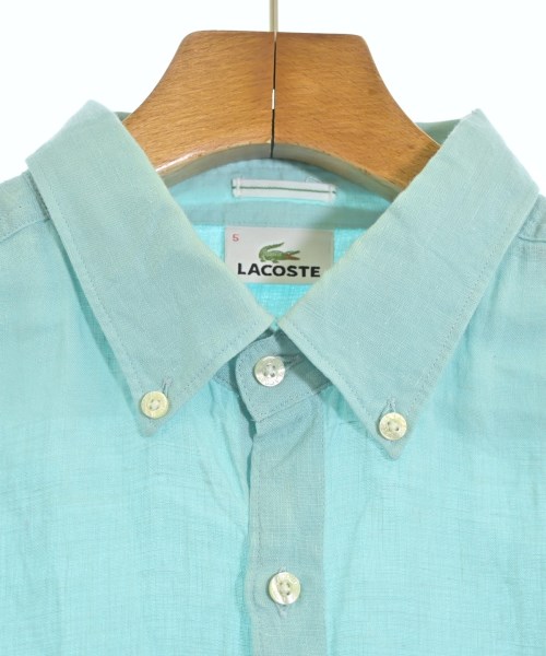 LACOSTE（ラコステ）カジュアルシャツ 青 サイズ:5(XL位) メンズ/2200698274013