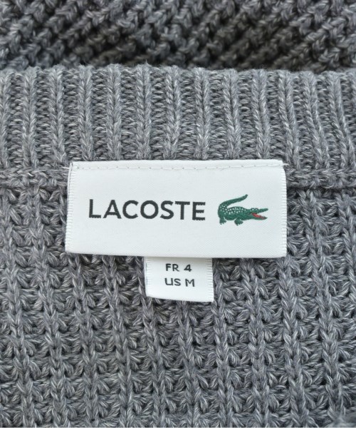 LACOSTE（ラコステ）ニット・セーター グレー サイズ:4(L位) メンズ/2200698402041