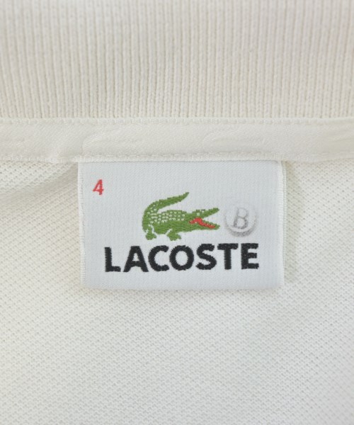 LACOSTE（ラコステ）ポロシャツ 白 サイズ:4(L位) メンズ/2200698420038