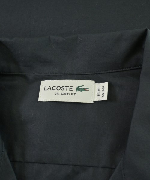 LACOSTE（ラコステ）カジュアルシャツ 黒 サイズ:39(M位) メンズ/2200695976125