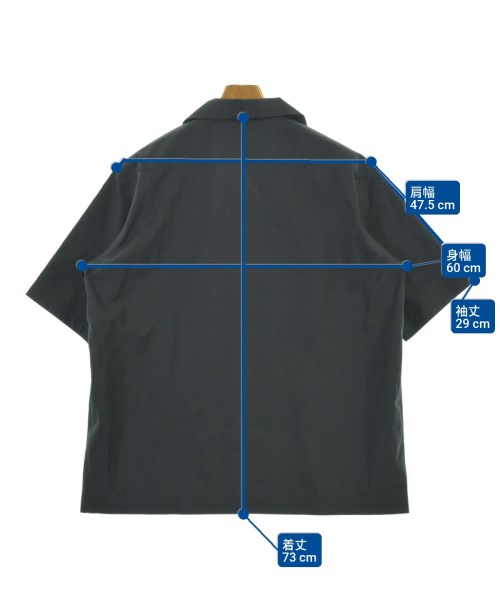LACOSTE（ラコステ）カジュアルシャツ 黒 サイズ:39(M位) メンズ/2200695976125