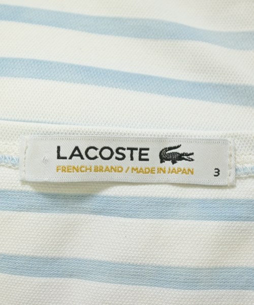 LACOSTE（ラコステ）Tシャツ・カットソー 白 サイズ:3(M位) メンズ/2200695976187
