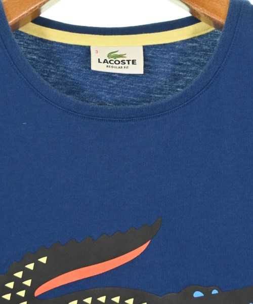 LACOSTE（ラコステ）Tシャツ・カットソー 青 サイズ:3(M位) メンズ/2200695976255