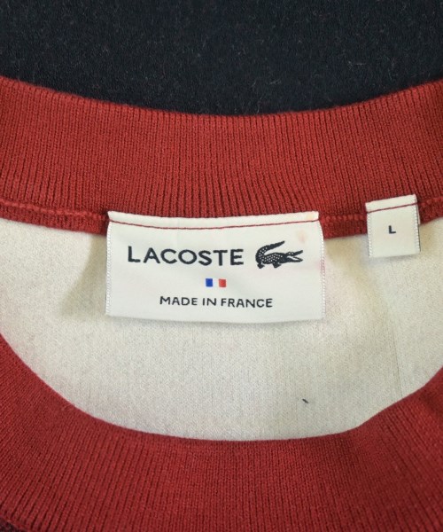 LACOSTE（ラコステ）ニット・セーター 赤 サイズ:L メンズ/2200696207051