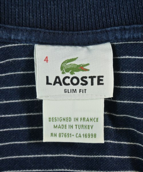 LACOSTE（ラコステ）ポロシャツ 紺 サイズ:4(L位) メンズ/2200673559043
