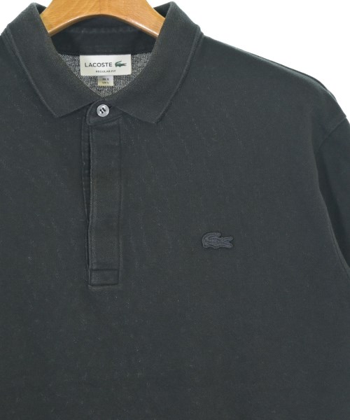 LACOSTE（ラコステ）ポロシャツ 黒 サイズ:5(XL位) メンズ/2200702044083
