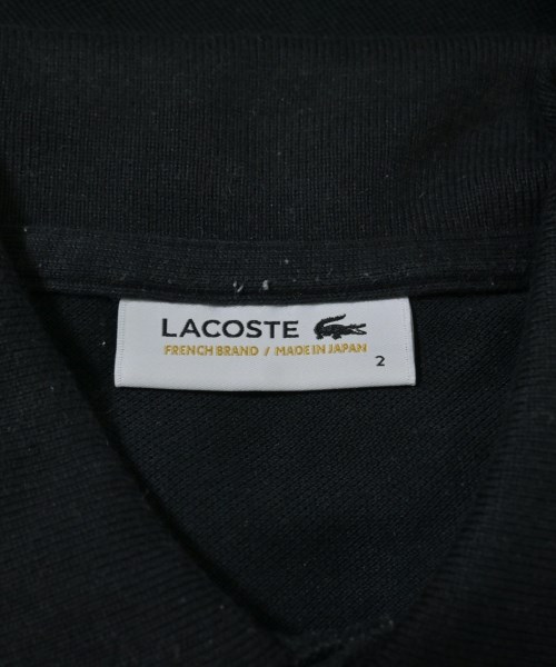 LACOSTE（ラコステ）ポロシャツ 黒 サイズ:2(S位) メンズ/2200654684047