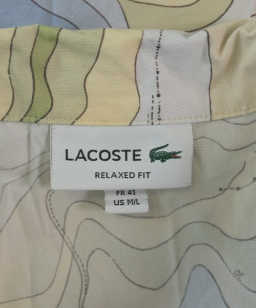 LACOSTE（ラコステ）カジュアルシャツ 黄 サイズ:M/L メンズ/2200655702047