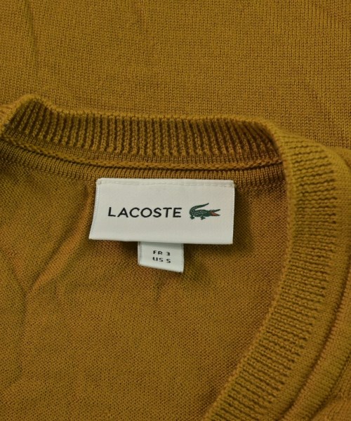 LACOSTE（ラコステ）ニット・セーター 黄 サイズ:S メンズ/2200648164203