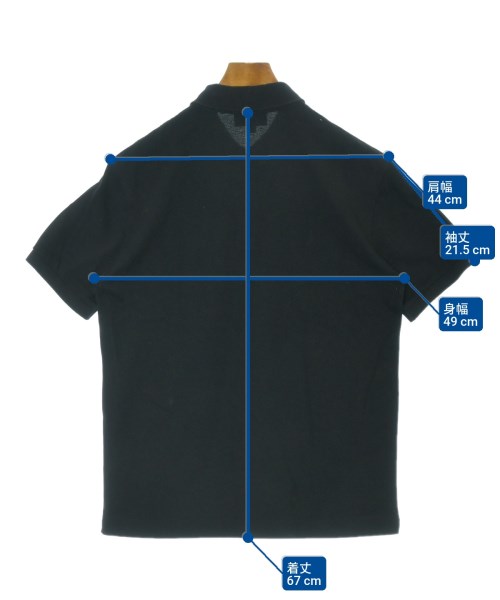 LACOSTE（ラコステ）ポロシャツ 黒 サイズ:4(L位) メンズ/2200651189071