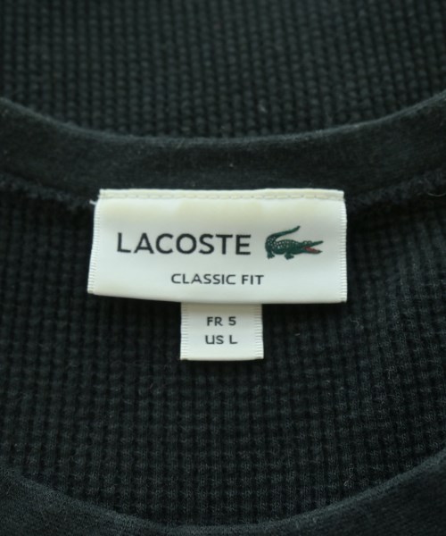 LACOSTE（ラコステ）Tシャツ・カットソー 黒 サイズ:5(XL位) メンズ/2200651923033