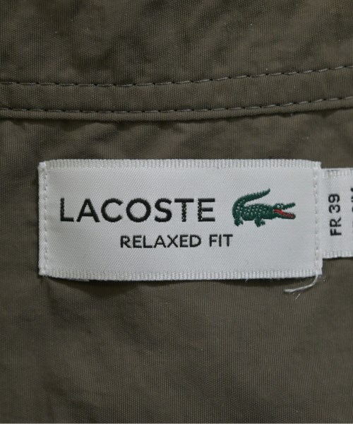 LACOSTE（ラコステ）カジュアルシャツ 茶 サイズ:39(M位) メンズ/2200659802057