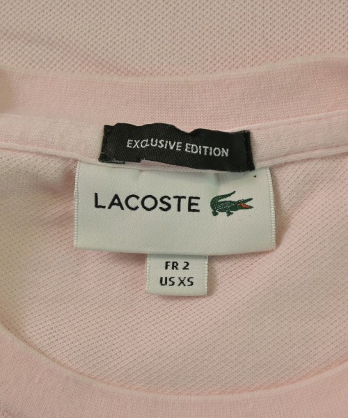 LACOSTE（ラコステ）Tシャツ・カットソー ピンク サイズ:2(S位) メンズ/2200656998050