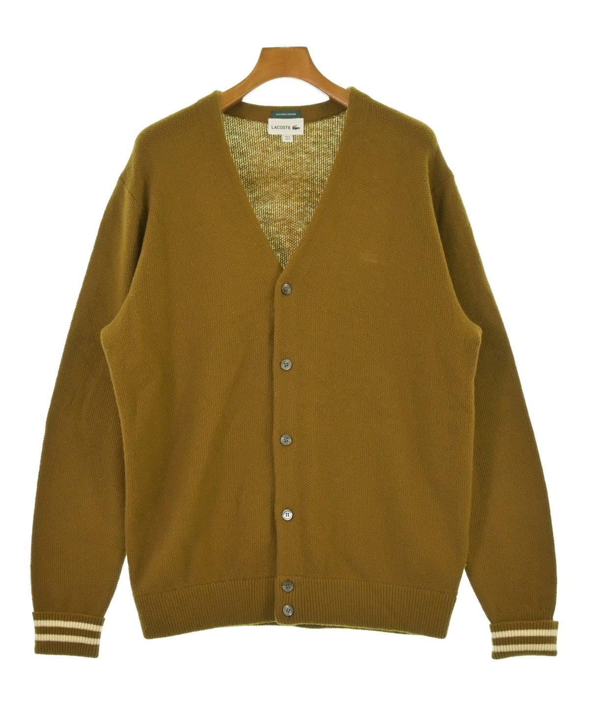LACOSTE（ラコステ）カーディガン 茶 サイズ:M メンズ/2200660729053 