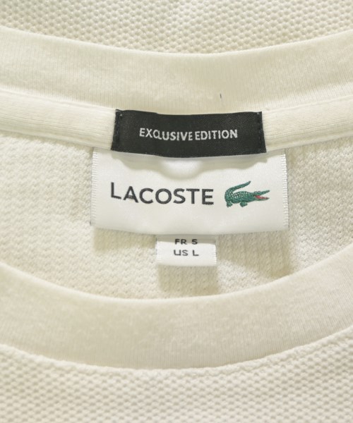 LACOSTE（ラコステ）Tシャツ・カットソー 白 サイズ:5(XL位) メンズ/2200660747088