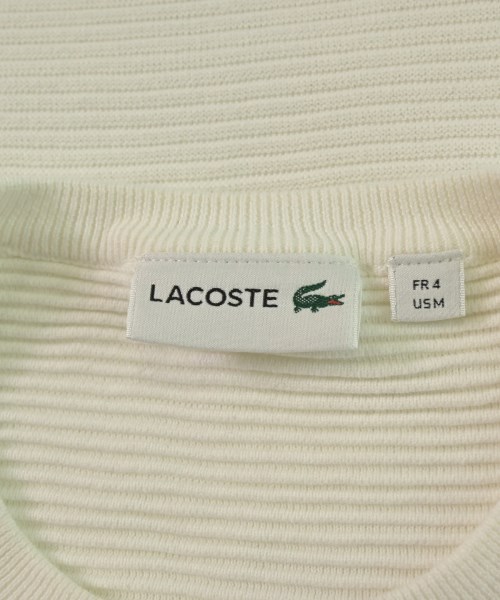 LACOSTE（ラコステ）ニット・セーター 白 サイズ:M メンズ/2200660838045
